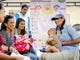 U.S. Ambassador to the United Nations Nikki Haley (R) speaks with Venezuelan migrants in a shelter in Cucuta, Colombia, near the border with Venezuela, on August 8, 2018. - Haley visited the Colombian border with Venezuela and spoke with Venezuelan migrants to get first hand knowledge of how the Venezuelan social and economic crisis affects the region. (Photo by Schneyder Mendoza / AFP)SCHNEYDER MENDOZA/AFP/Getty Images ORIG FILE ID: AFP_188471