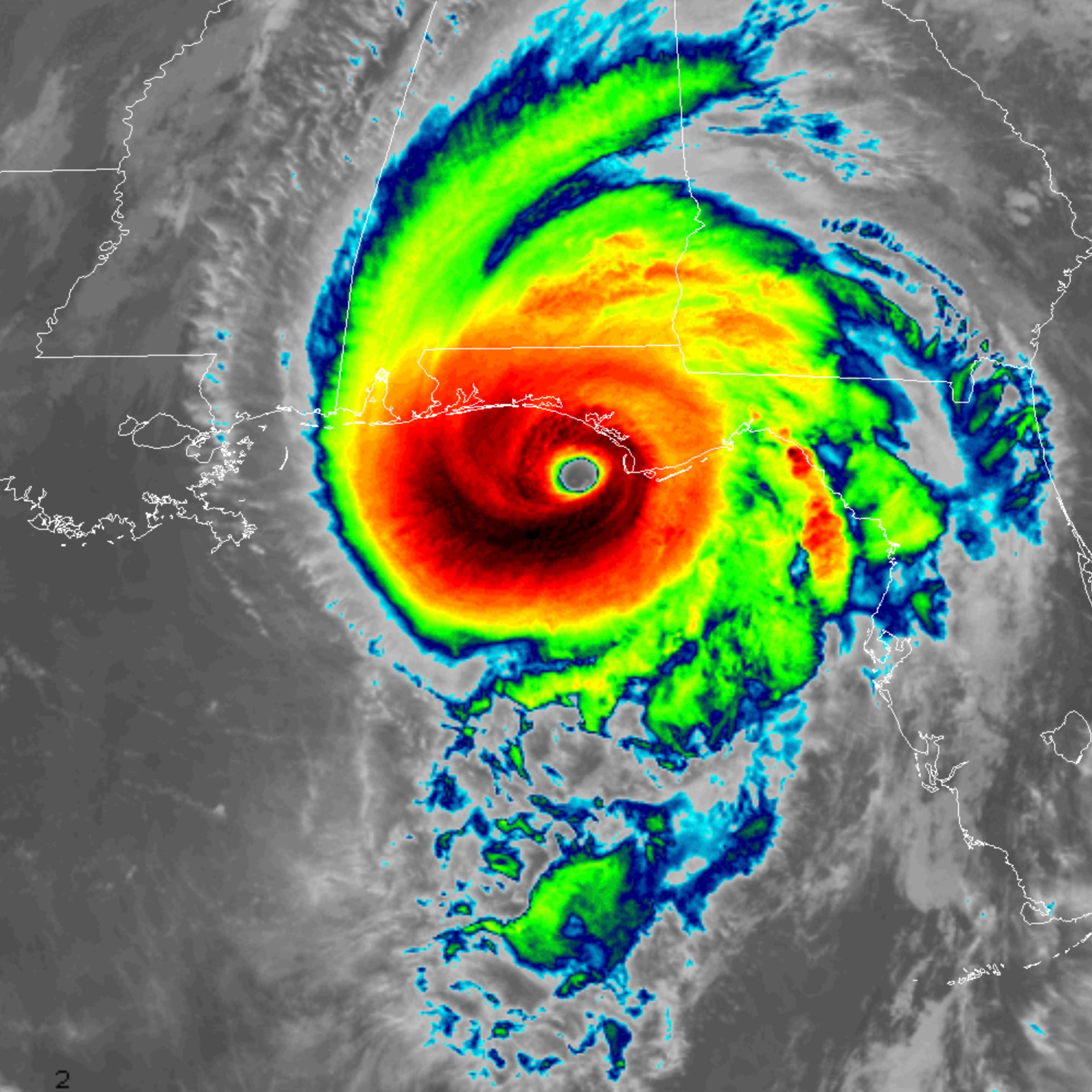 Hurricane in Gulf of Mexico Track the tropical storm and see its