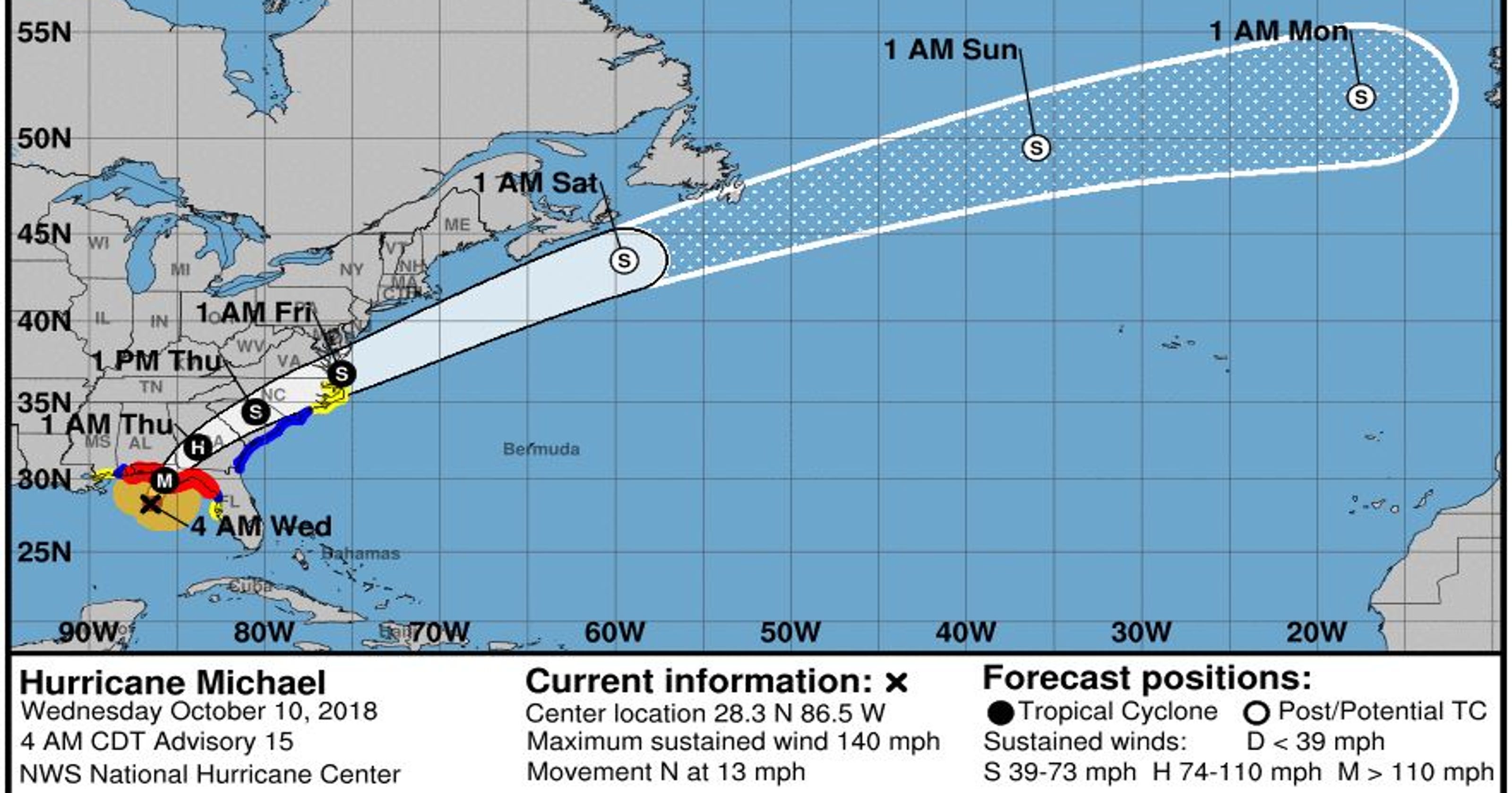 Hurricane Michael update Wind speeds hit 140 mph as landfall hits