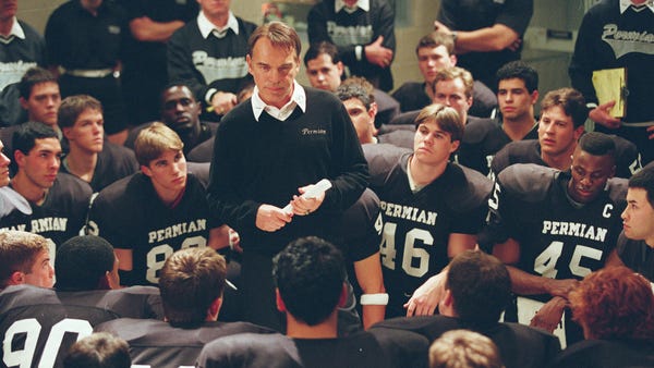 Billy Bob Thornton (center) is the fiery coach of 