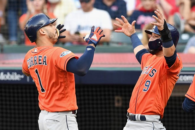 Carlos Correa hit just .180 in the second half of the season and managed a single hit — a home run — in an ALDS, looking nothing like the player who made the All-Star team last season and was the 2015 rookie of the year.