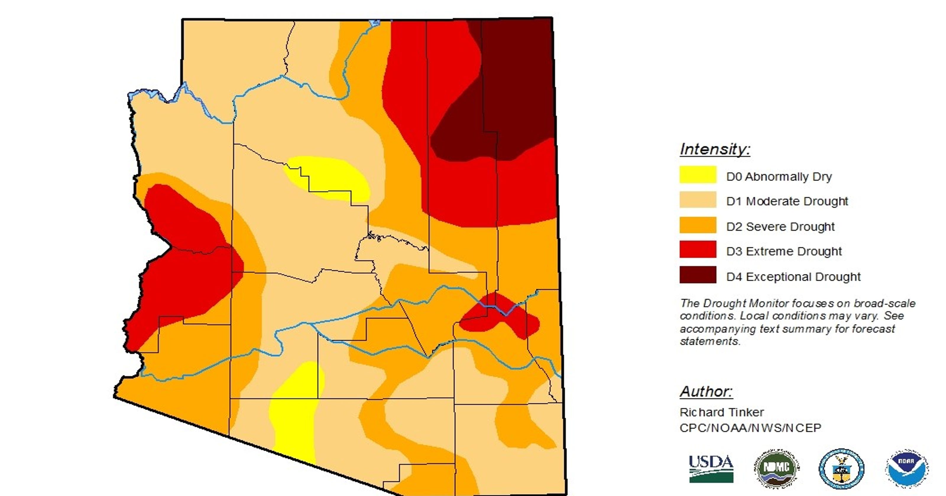 Hurricane Rosa provided shortterm drought relief for Arizona