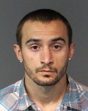 Tim Wilson, 26, was booked into the Washoe County jail on Oct. 11, 2018. He faces several charges including assault with a deadly weapon and possession of a stolen vehicle.