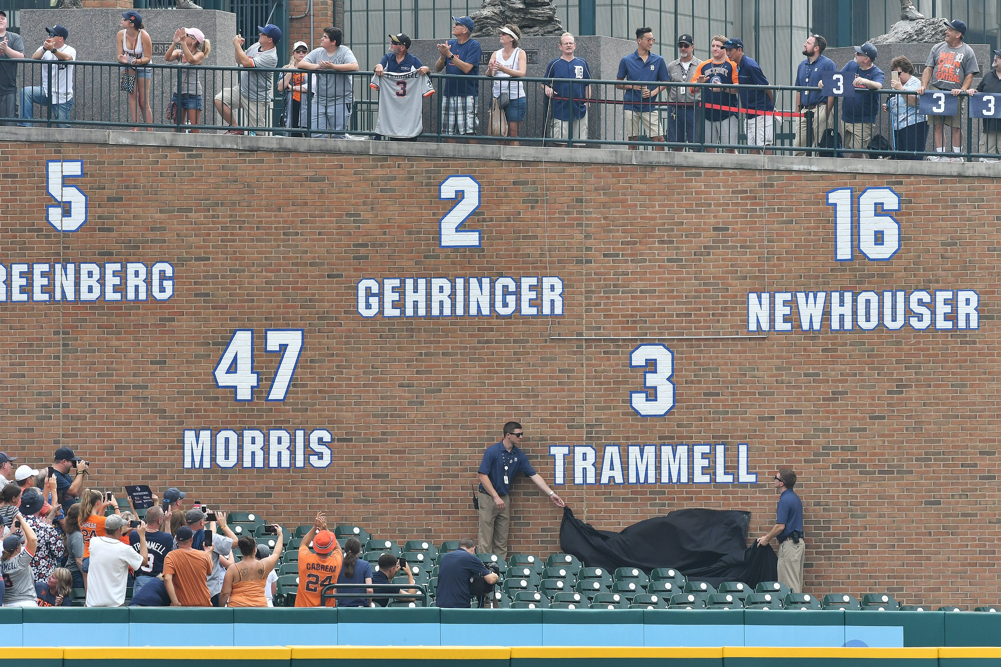 retired detroit tigers numbers