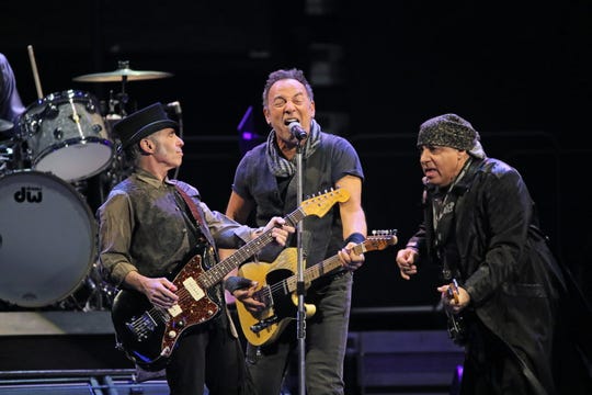 Bruce Springsteen and the E Street Band perform at the BMO Harris Bradley Center on March 3, 2016.