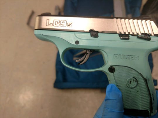 An illegal gun confiscated by Blythe Station Border Patrol near Yuma.