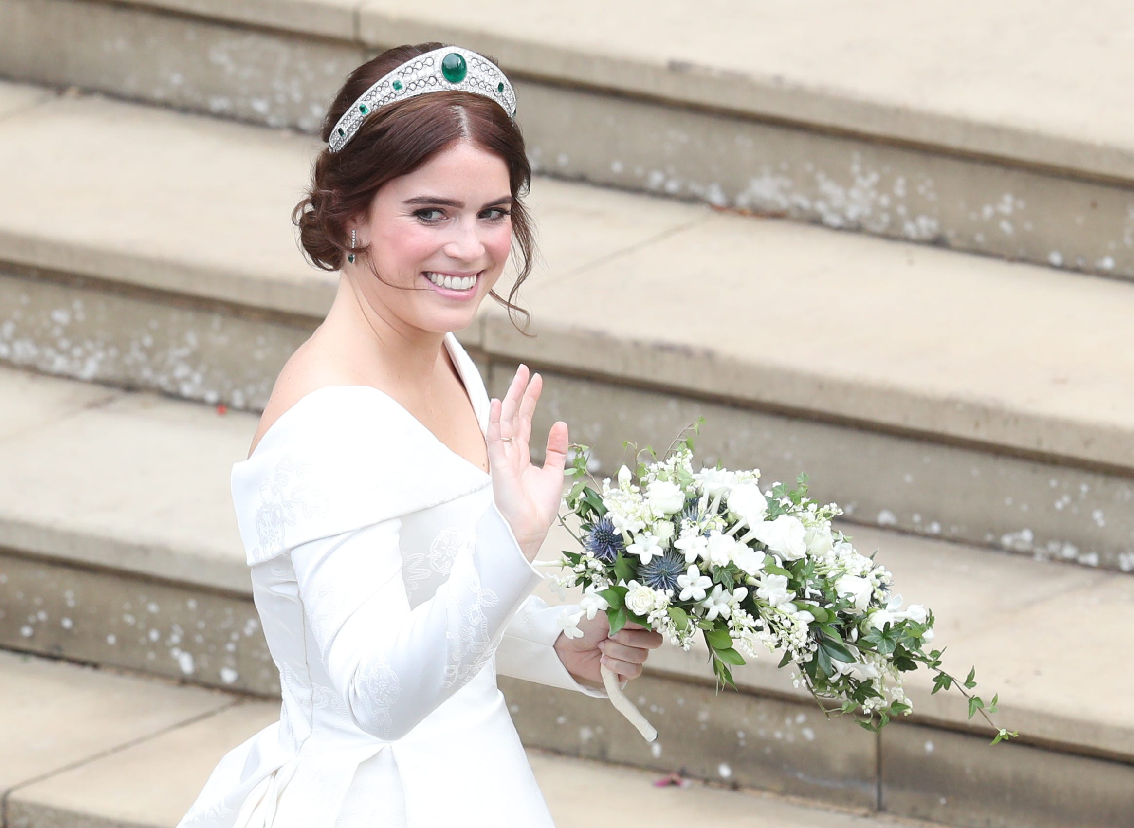 princess eugenie third wedding dress