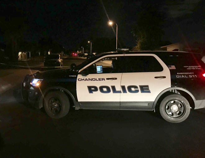 Chandler police were investigating after  two officers shot and killed a man who started firing at them Friday.