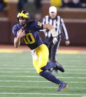 Michigan Football Backup Qbs Mccaffrey Milton In Run Game