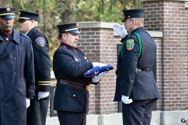 Fallen firefighters from Wisconsin were honored during the annual Final Alarm and Roll Call Ceremony on Oct. 13, 2018, at the Wisconsin State Firefighters Memorial in Wisconsin Rapids.