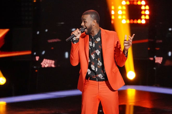 Tyshawn Colquitt performs during the Blind Auditions