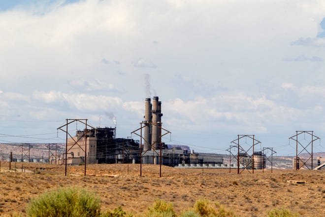 San Juan Generating Station is pictured on July 9, 2018 in Waterflow.