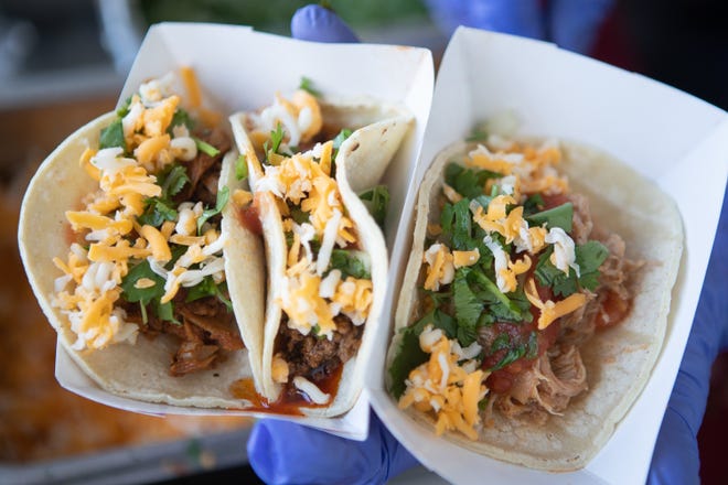 Taco enthusiasts had no problems finding tasty options at the Arizona Taco Festival at Salt River Fields on Sunday, Oct. 14, 2018 in Scottsdale.