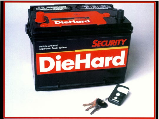 The DieHard safety battery is the only battery on the market that combines an immobilizer system to prevent theft of a vehicle and an energy management system ensuring that the owner will always have enough power. power to start the vehicle, even if the headlights or any other accessory is left on. --- DATE TAKEN: rcvd 11/99 No Byline NoCredit HO - ORG documentation XMIT: PX9863