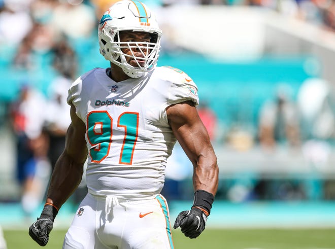 Cameron Wake has played in just four games this season and has one sack.