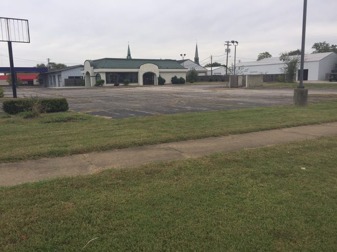 This plot of unused land at the corner of Center and North Green streets is being eyed by German American Bank as a possible location for their first branch in Henderson.