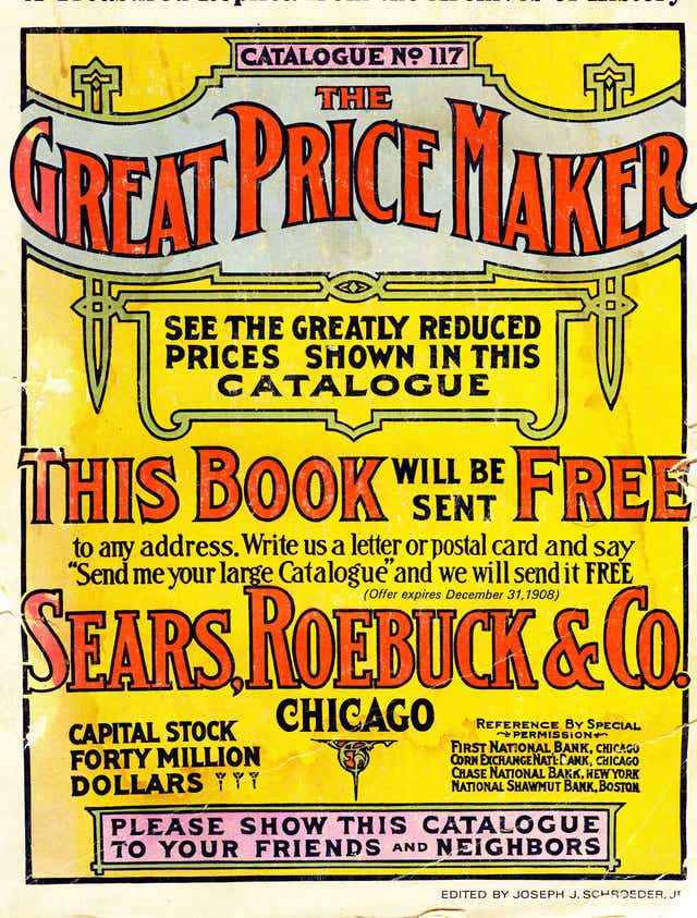 The Sears Catalog Back In The Day Was In Every Home And Outhouse