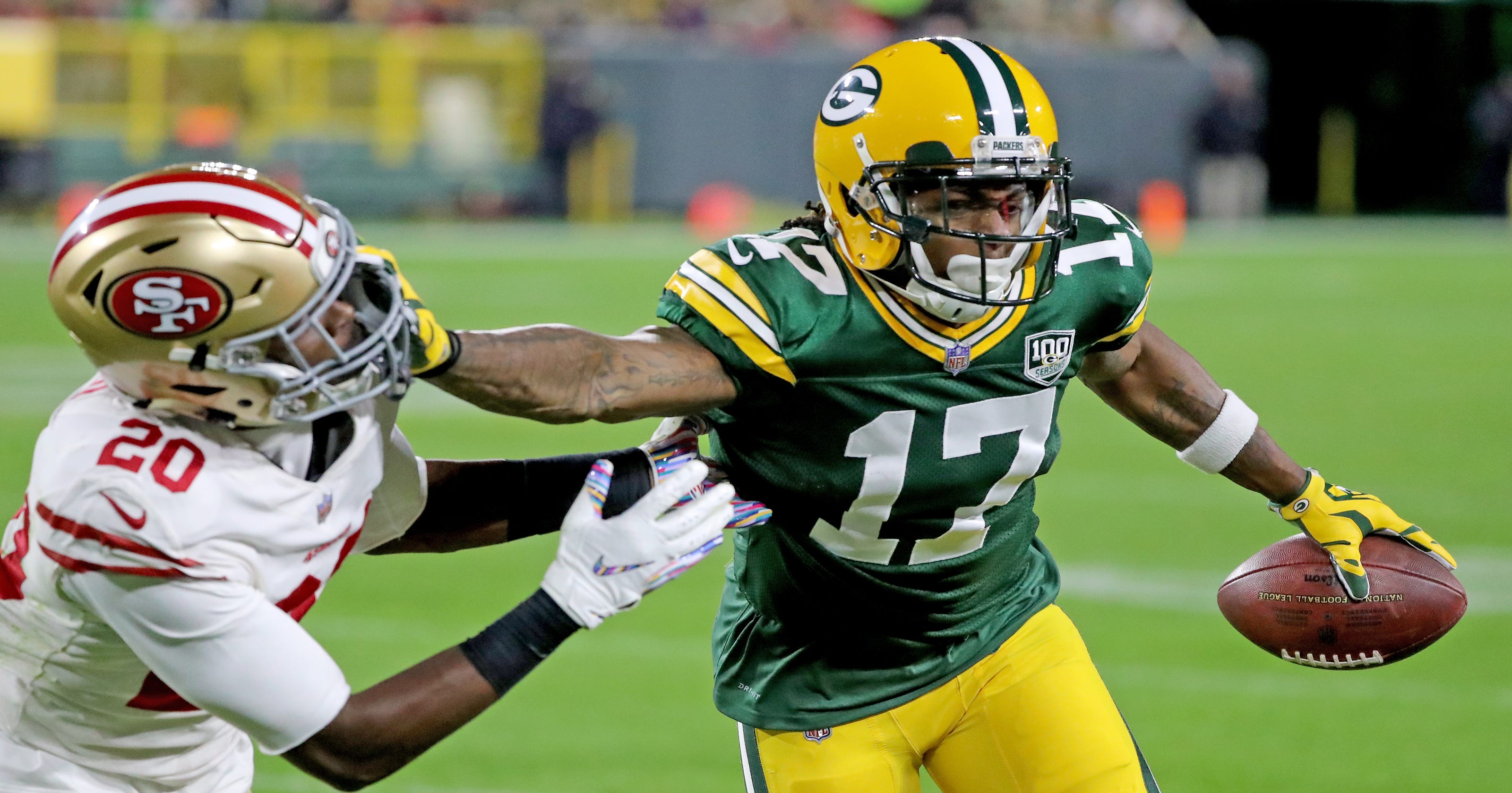 Packers Grades Davante Adams Dazzles But Te Difference Maker Lacking