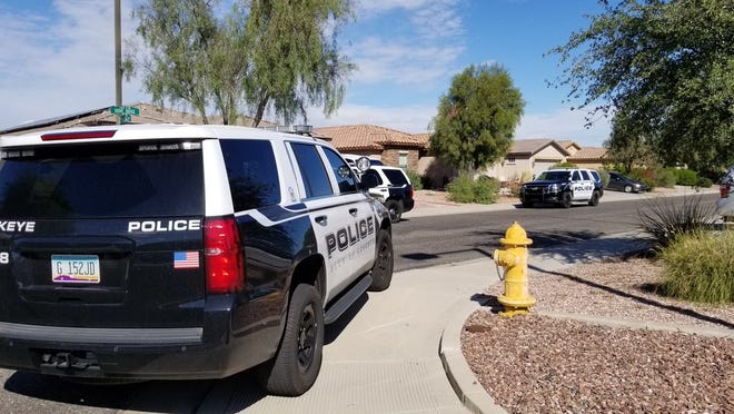 Buckeye Police were at the scene after a 10-month-old child was pulled from a pool Tuesday.