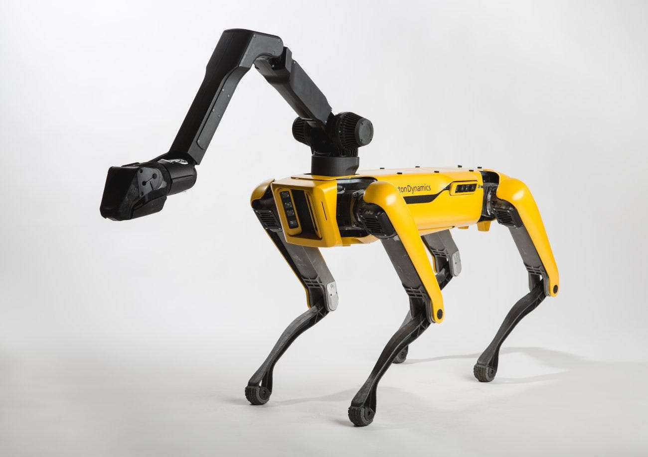 fritid overskydende Byblomst Boston Dynamics' SpotMini robot dog can pull more than its weight