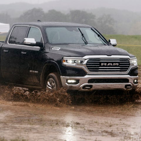 The 2019 Ram 1500 at the Texas Truck Rodeo in...