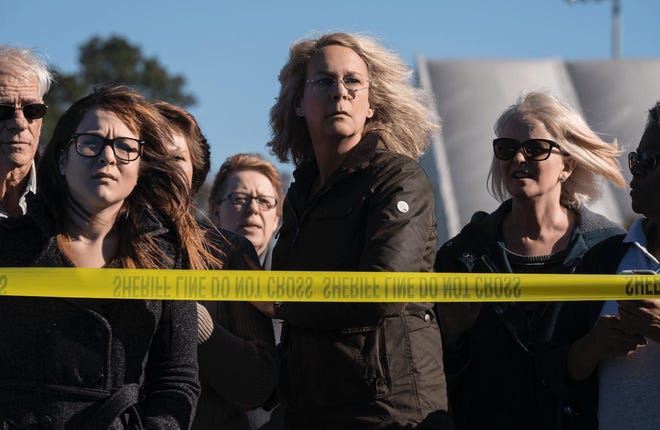 Jamie Lee Curtis in "Halloween."