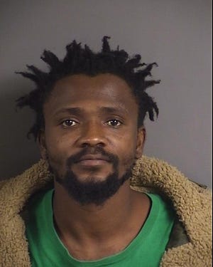 Christian Banana Muanda, 29, was arrested on domestic abuse assault charges, Wednesday, Oct. 17.