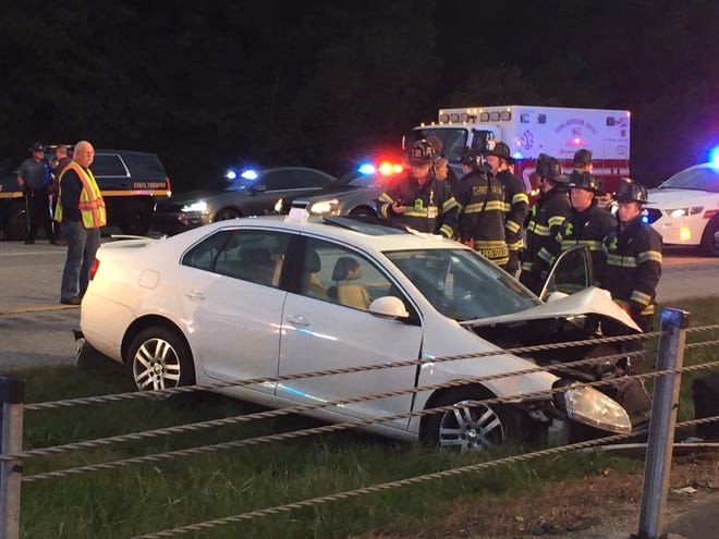 Del. 1 north was closed Thursday morning after a multiple-vehicle crash.
