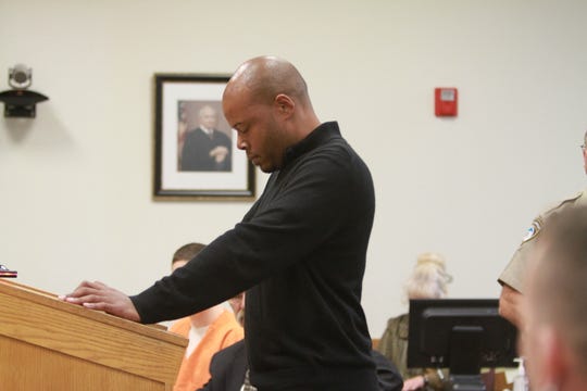 Albert Boswell, the driver of the Cadillac and boyfriend of Candace Dunn spoke during the sentencing of Matthew Jordan Carrier on Oct. 19, 2018.