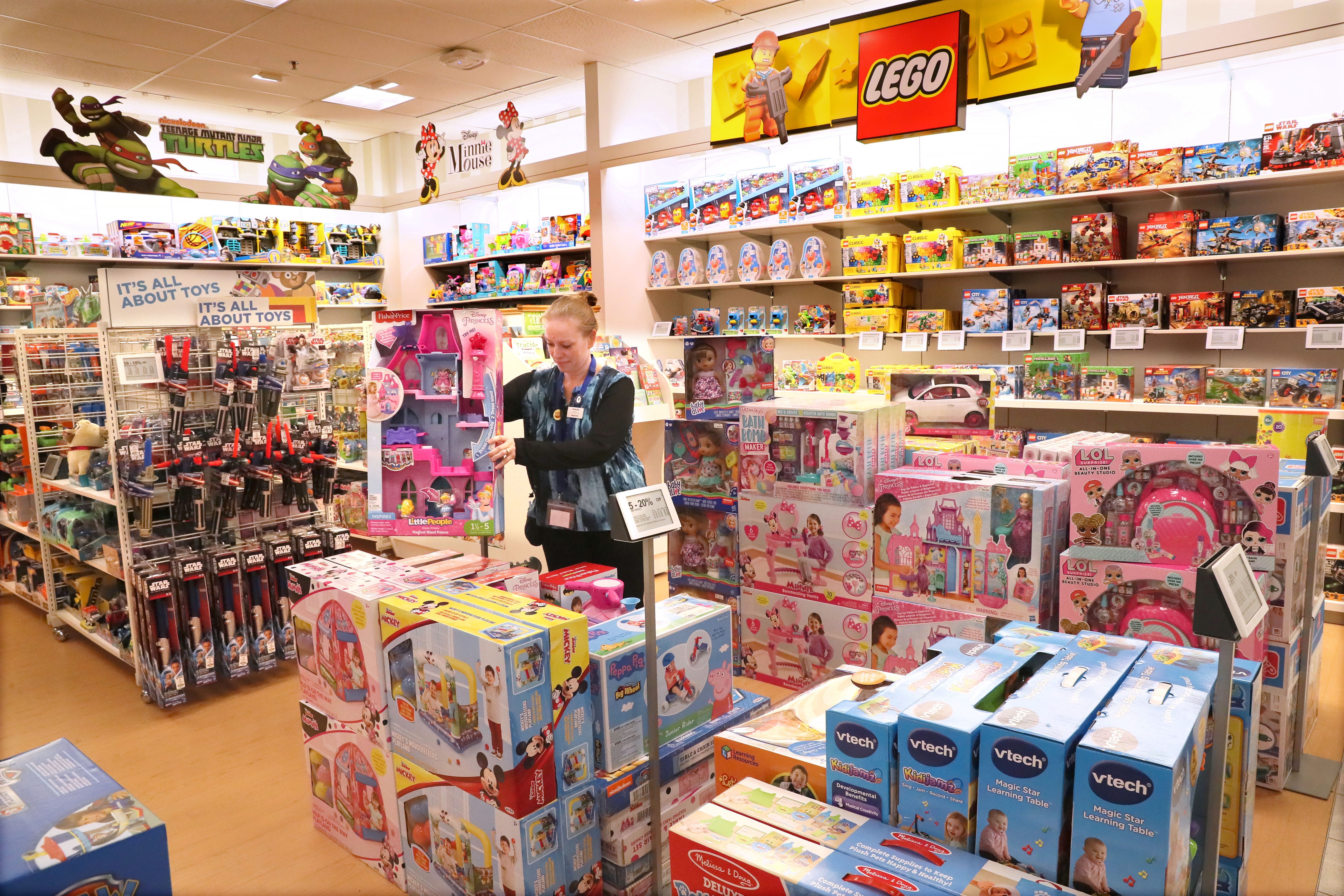 supermarket toy sales