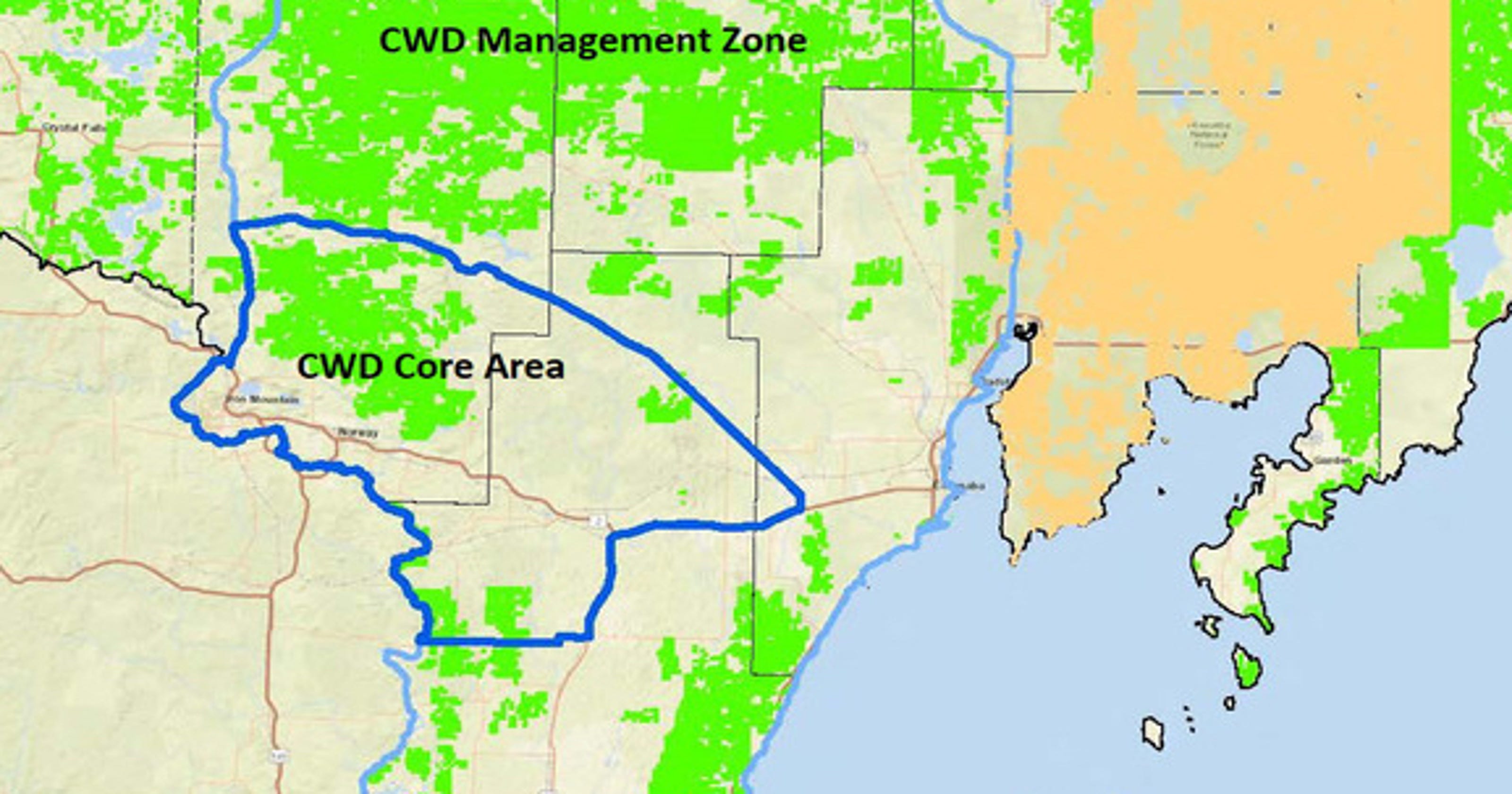 CWD found for first time in Michigan's Upper Peninsula
