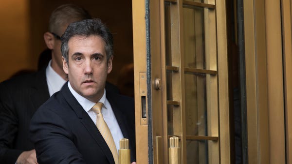 In this Aug. 21, 2018, file photo, Michael Cohen...