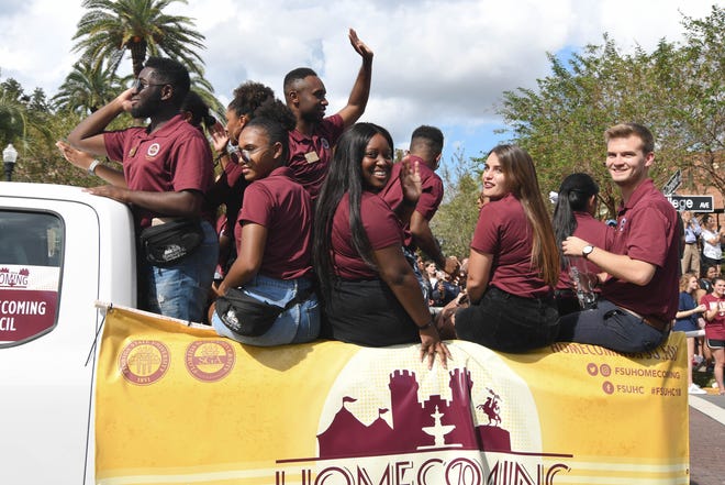 The FSU Homecoming Parade celebrated the University's registered student organizations on October 19, 2018.