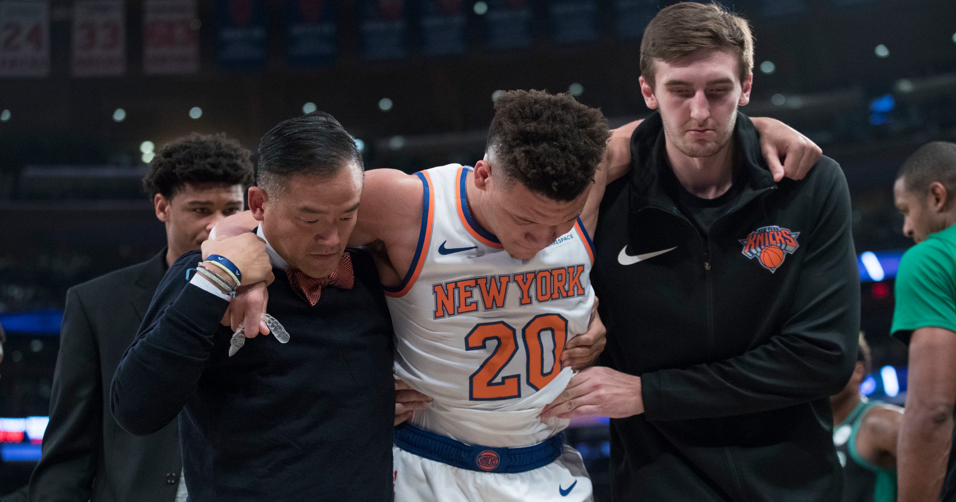 Kevin Knox injury的圖片搜尋結果