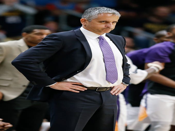 Oct 20, 2018; Denver, CO, USA; Phoenix Suns head coach Igor Kokoskov looks on in the fourth quarter against the Denver Nuggets at the Pepsi Center. Mandatory Credit: Isaiah J. Downing-USA TODAY Sports