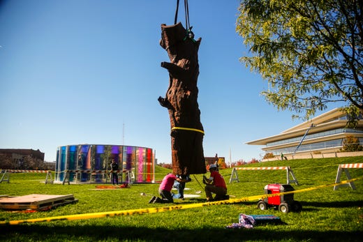 Ai Weiwei S Iron Tree Trunk To Enter Sculpture Park In Des Moines