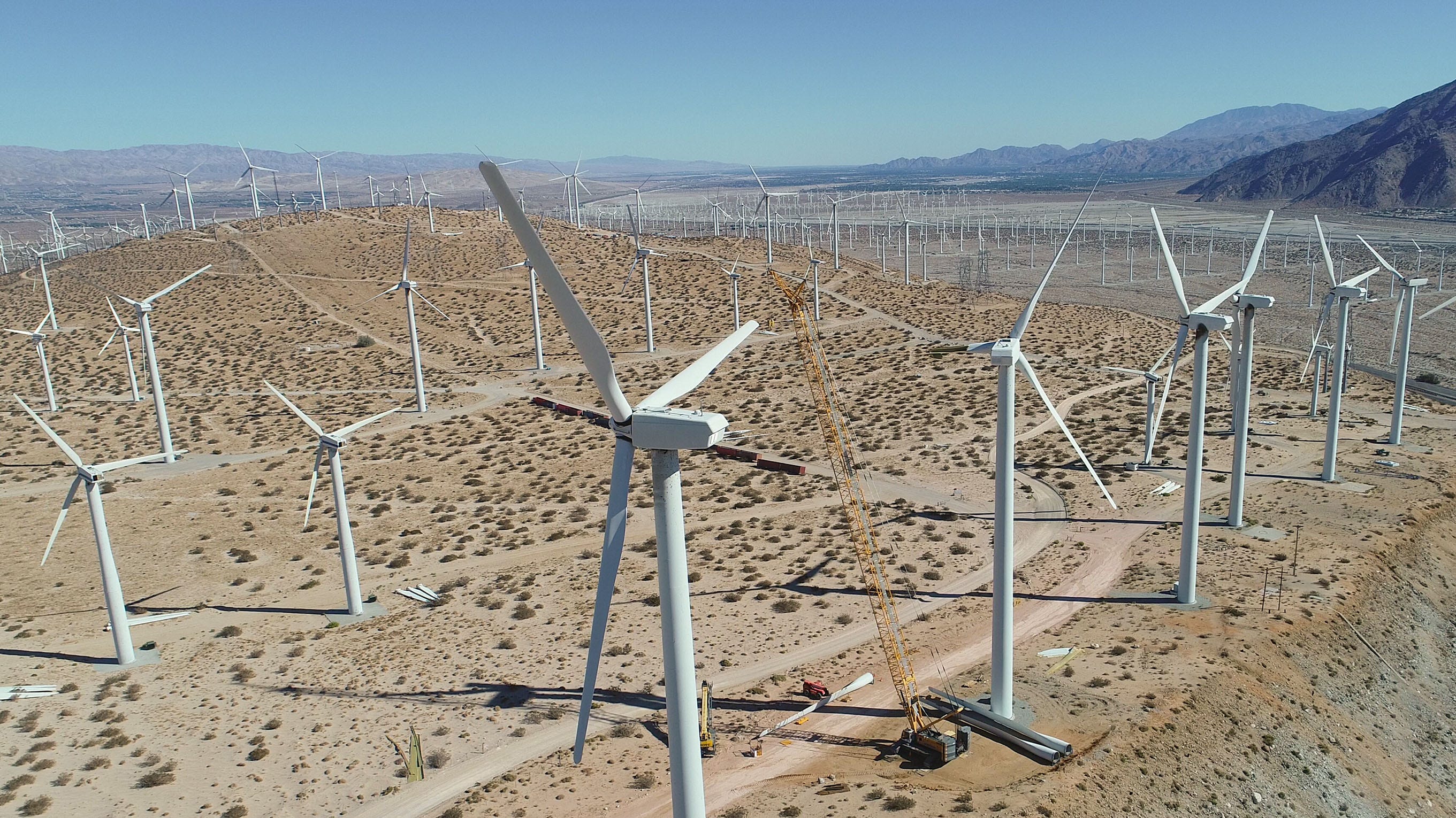 Palm Springs' iconic wind farms could change dramatically