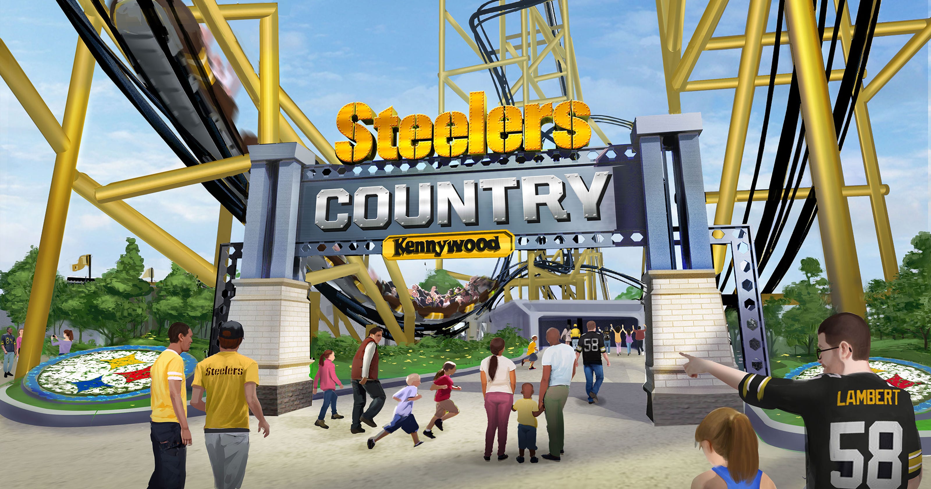 Pittsburgh Steelers Inspired Roller Coaster To Open At