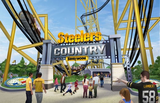 While the Steelers have tremendous cachet, Kennywood has been an area landmark for generations. Bringing the two together would appear to be a match made in Pittsburgh’s version of heaven.