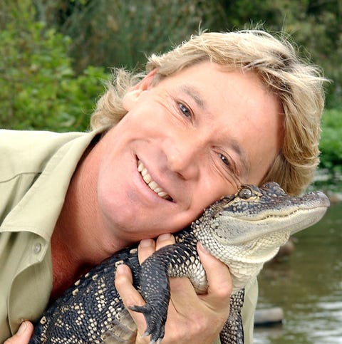 Steve Irwin, aka "The Crocodile Hunter," in 2002.