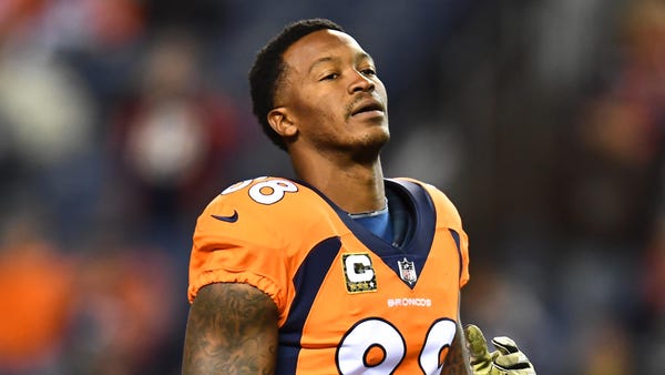 Denver Broncos wide receiver Demaryius Thomas...