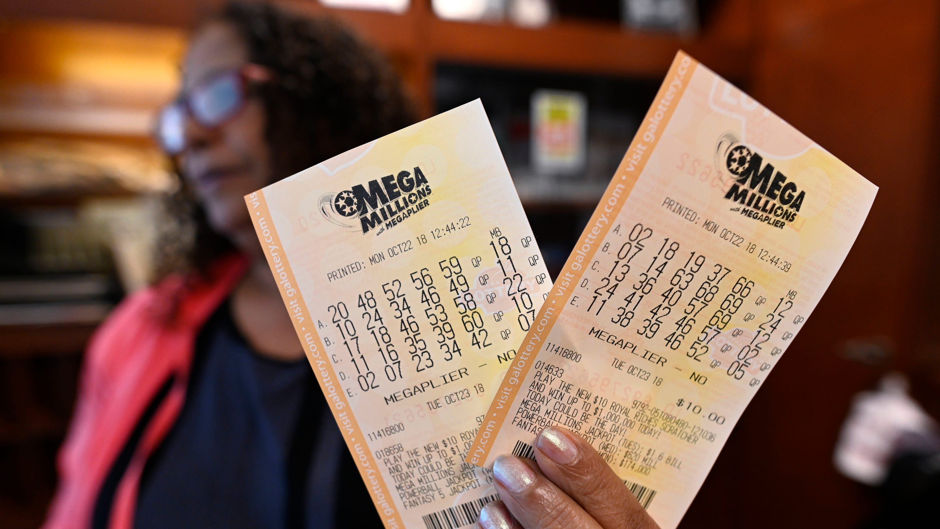 What are the most and least common Mega Millions numbers?