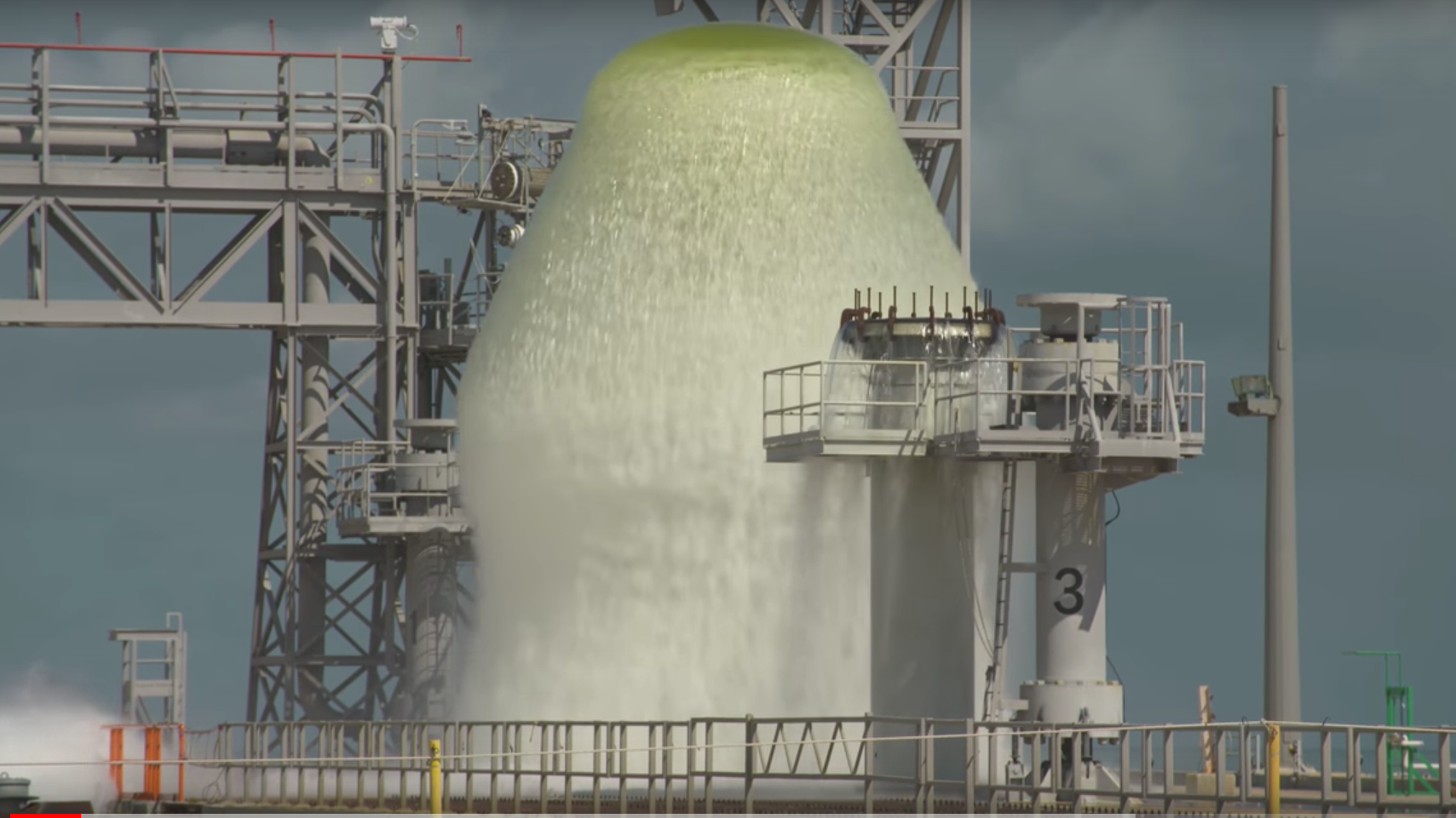 What Is 3 Of 450000 NASA releases 450,000 gallons of water on its launch pad. Here's why