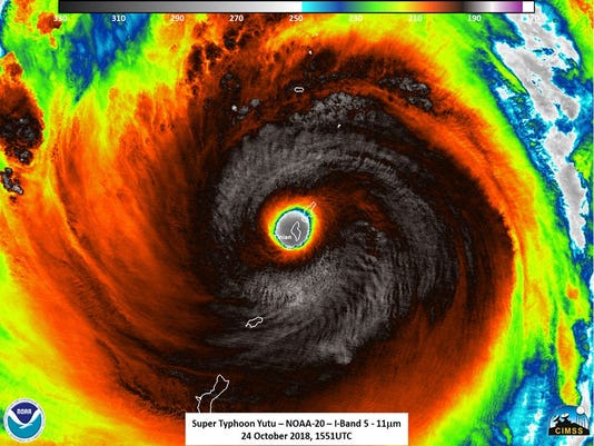 Noaa Super Typhoon Yutu Strongest Storm To Ever Slam U S