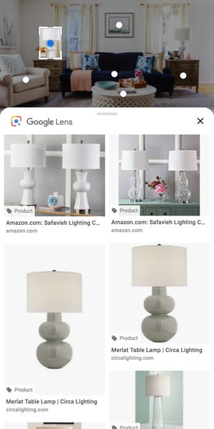 For photos with multiple elements that Google Lens recognizes, you can click or tap to select the element in the image that interests you most.