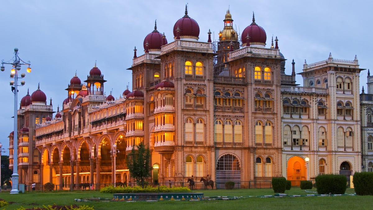 Amba Vilas Palace in Mysore, India: The city of Mysore is often described as the 