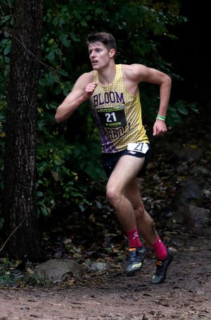 Bloom-Carroll junior Drew Monahan is the 2018 Eagle-Gazette Boys Cross Country Runner of the Year.