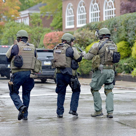 Police respond to an active shooter situation at...