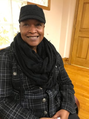 Cheryl White, a Color of Change PAC volunteer, who spent Sunday, Oct. 28, 2018 canvassing on Detroit's west side to get voters to come on on Nov. 6 for the midterm elections.