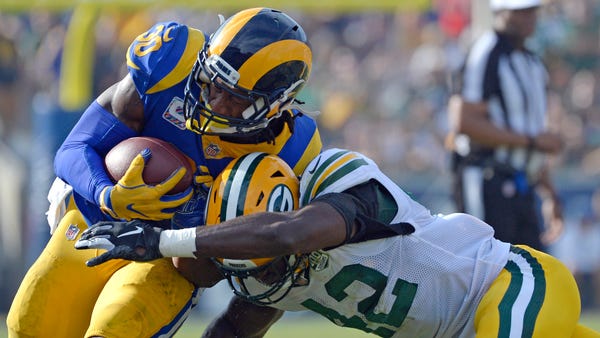 Los Angeles Rams running back Todd Gurley is...